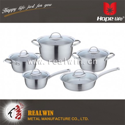 10 PCS COOKWARE SET